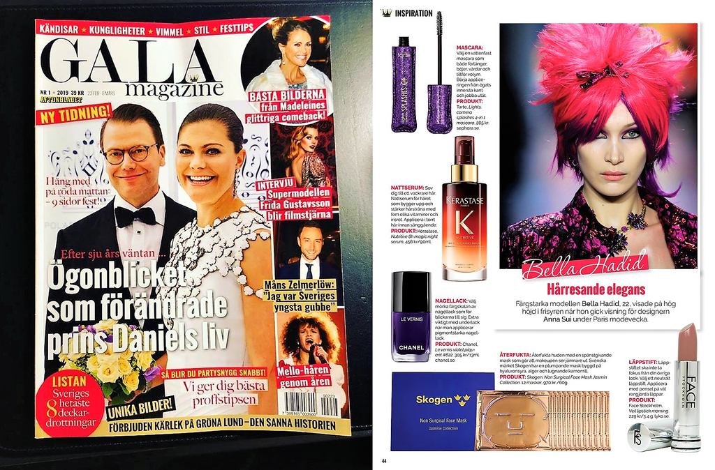 GALA MAGAZINE ARTICLE: INSPIRATION FROM BEAUTY BRANDS