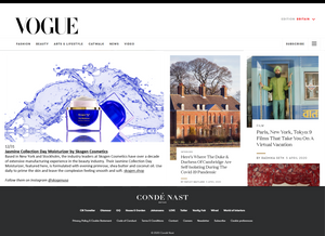 Skogen featured in British Vogue Magazine for 2nd executive month in a row - April Edition (both Hard Copy & online)