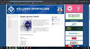 Skogen Cosmetics will sponsor Kållered Sport Klubb - Cooperation starts Nov 2018